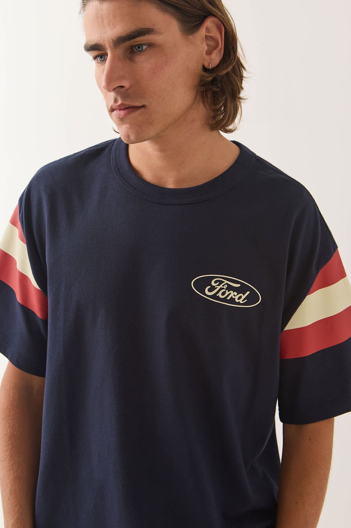 Brixton x Ford Built Tough Jersey - American Navy