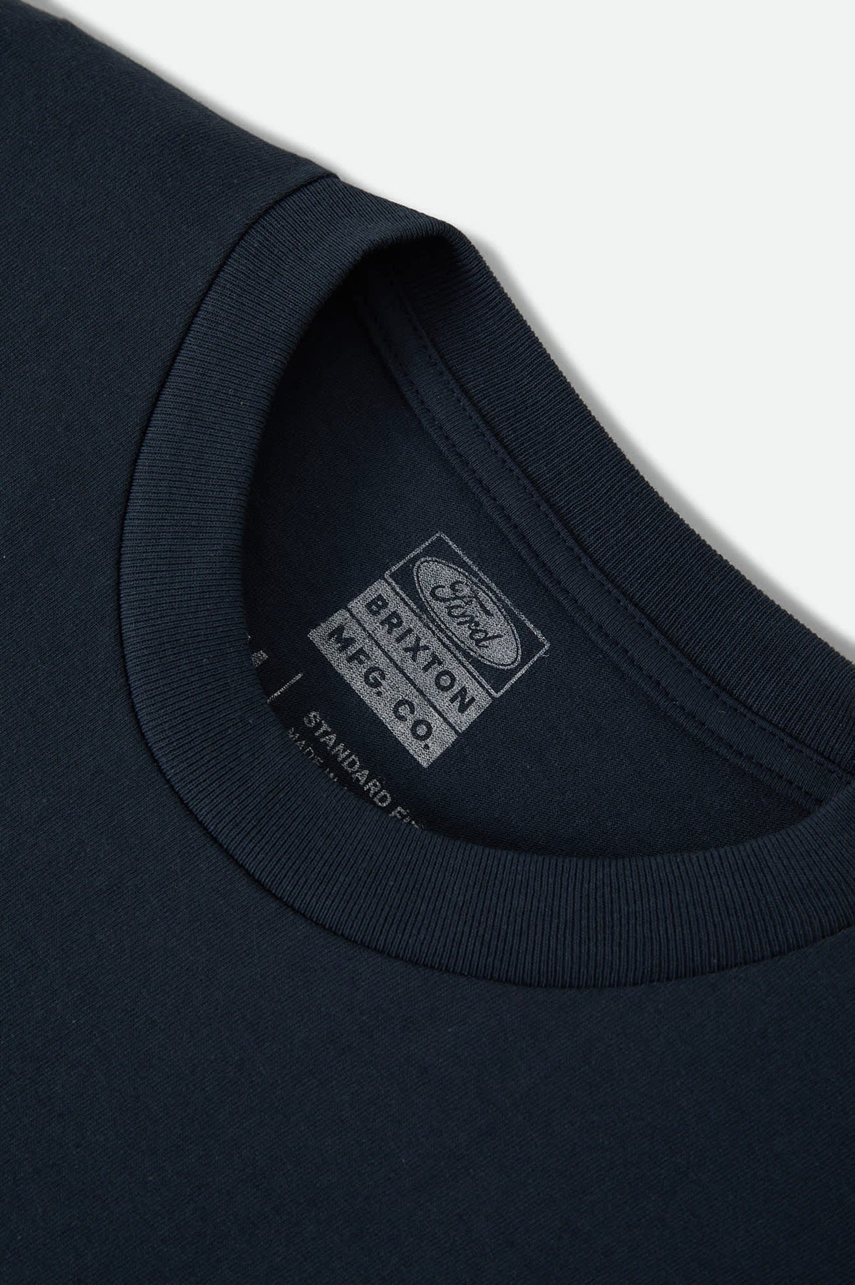 Brixton x Ford Service Dept Pocket Tee - American Navy