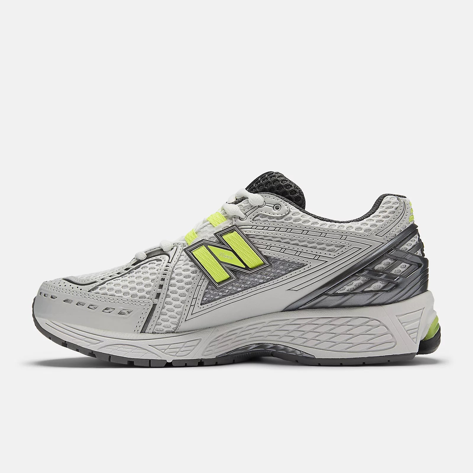 New Balance Lifestyle 1906R - Light Silver Metallic with Alkaline Green