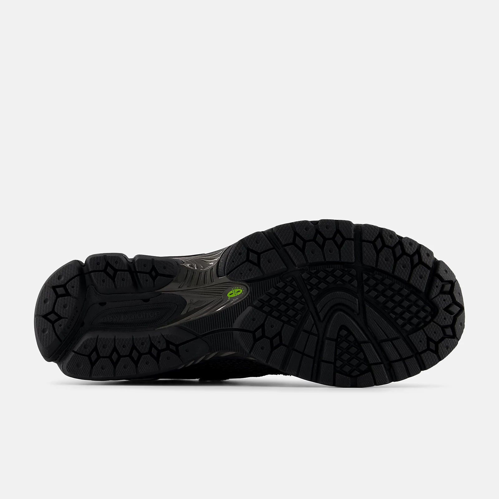 New Balance U1906F - Black with NB 103 White and Alkaline Green