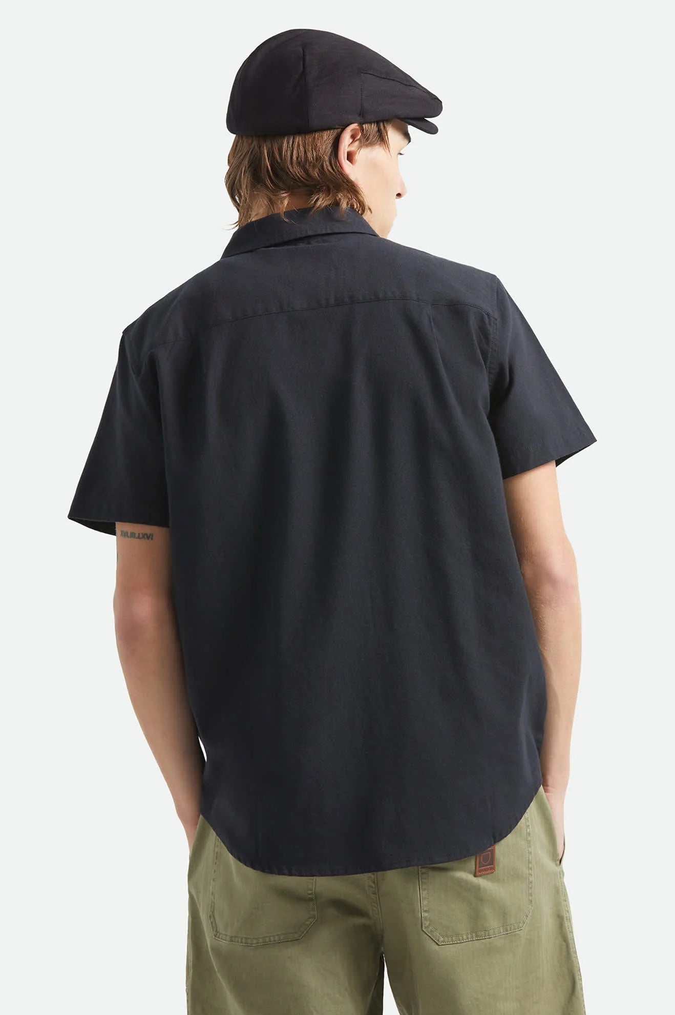 Brixton Sanford Oxford S/S Woven Shirt - Black