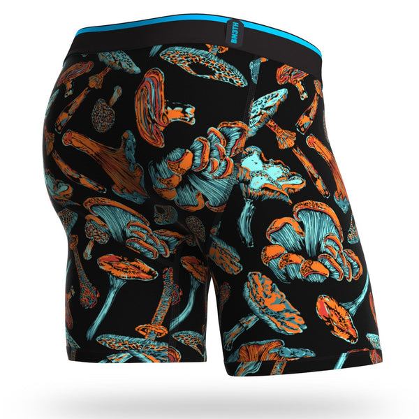 BN3TH CLASSIC BOXER BRIEF - PRINT MUSHROOM BLACK