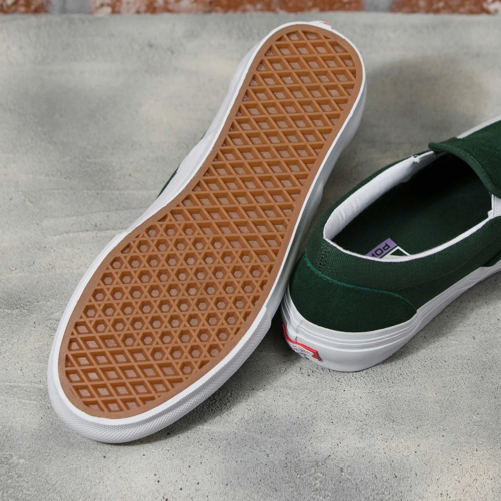 Vans Skate Slip On - Wrapped Green/White