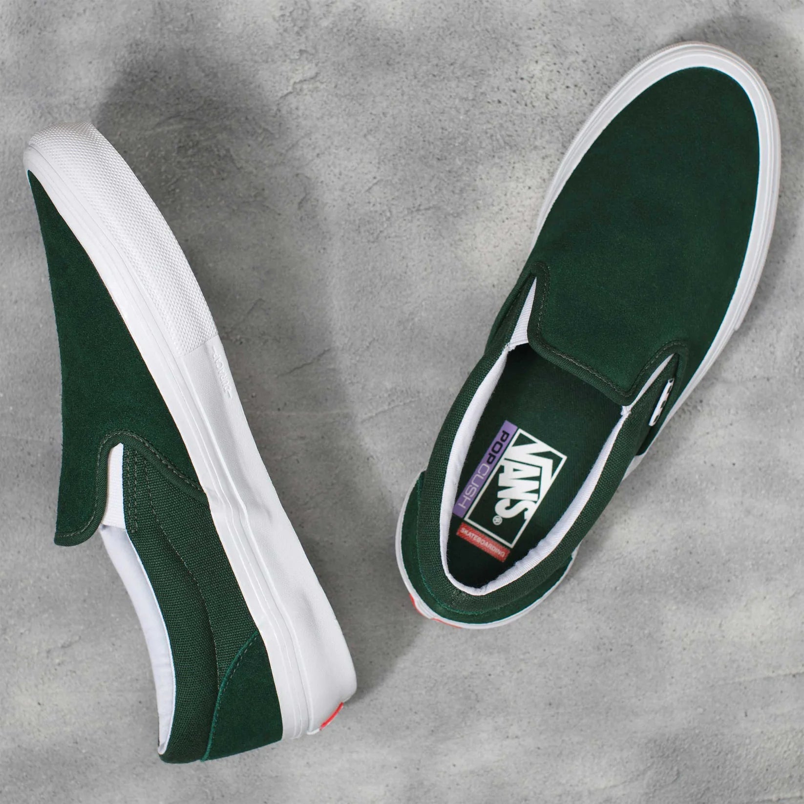 Vans Skate Slip On - Wrapped Green/White