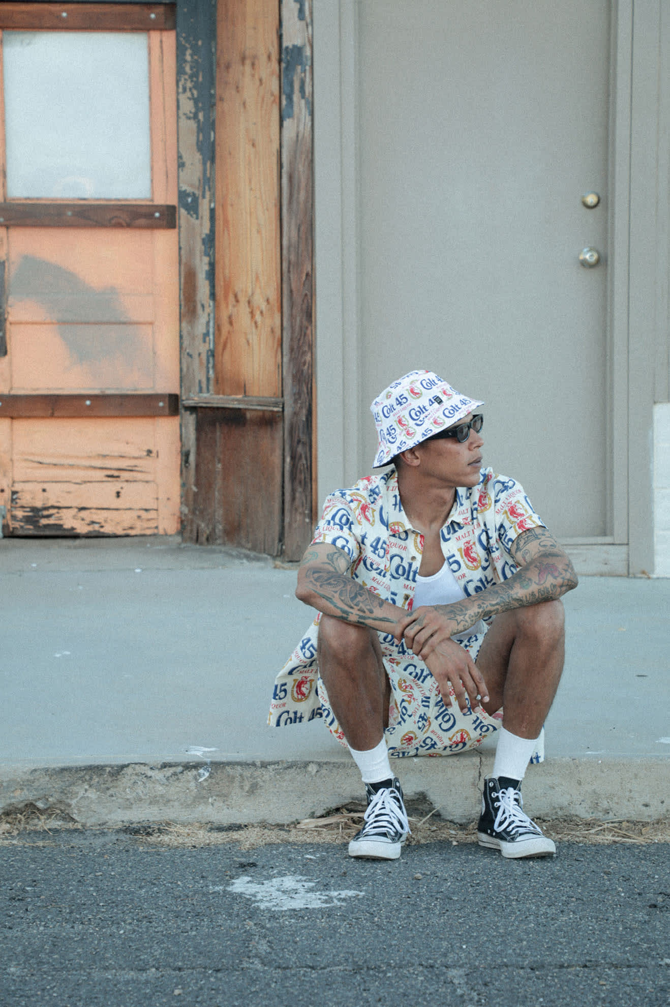 Brixton Colt 45 x Brixton S/S Woven Shirt - Multi