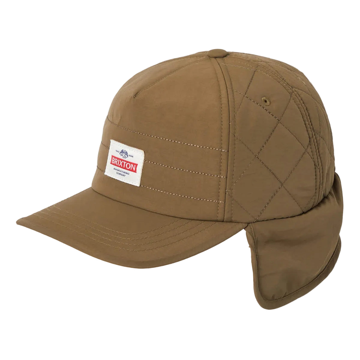 Brixton Trademark Earflap Cap - Dark Olive