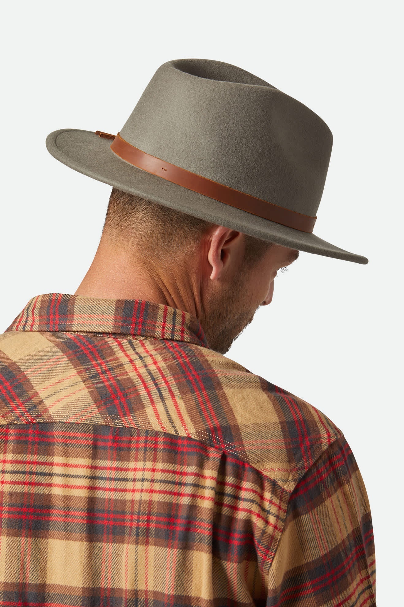 Brixton Messer Traditional Fedora - Brindle