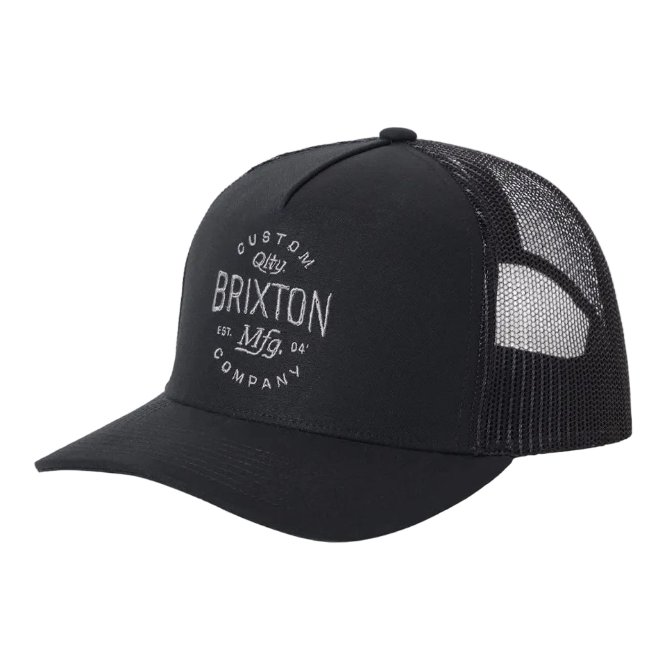 Brixton Fremont C NP MP Trucker Hat - Black/Black