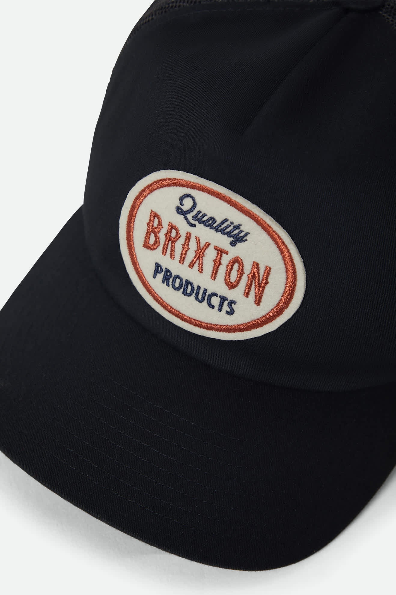 Brixton Henry MP Trucker Hat - Black/Black