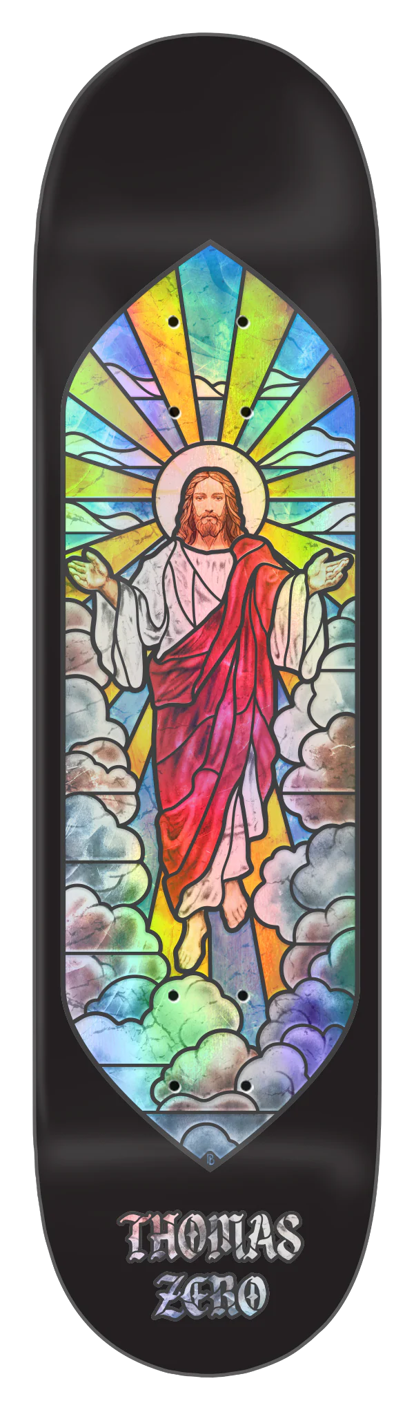 Zero Thomas Stained Glass Deck- 8.25"