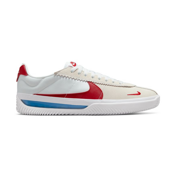 Nike blazer low sales white and red