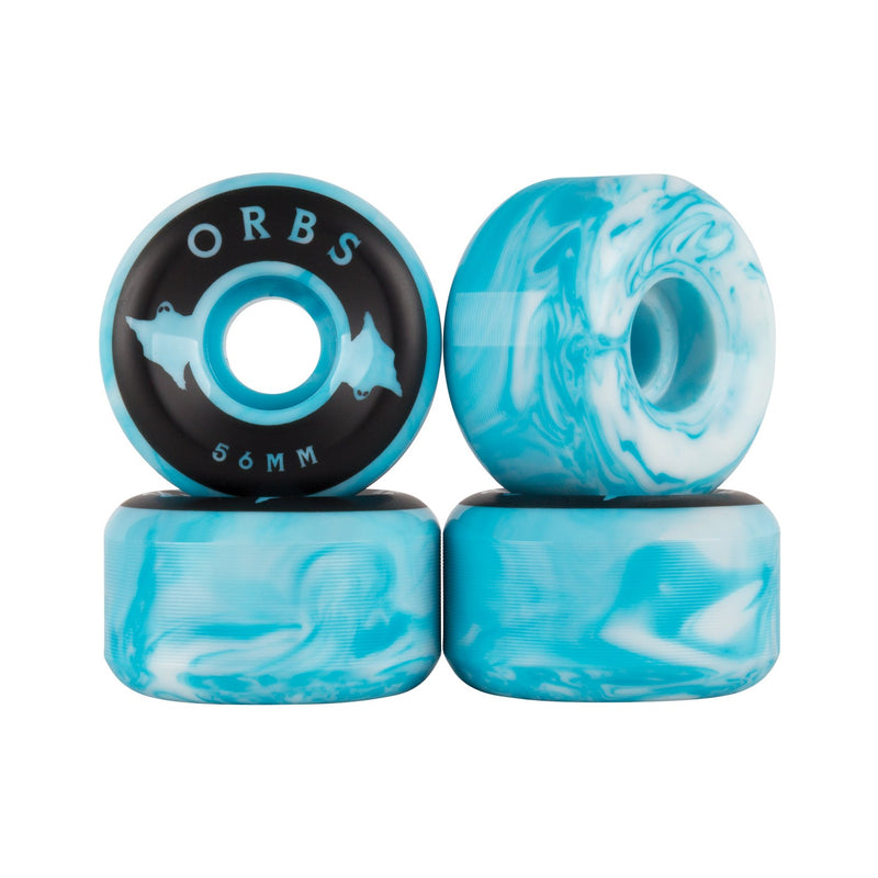 Orbs Wheels - Specters - 56mm - Swirls Blue/White