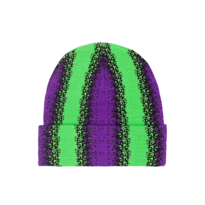 FUCKING AWESOME GRADIENT DRIP CUFF BEANIE - PURPLE / GREEN