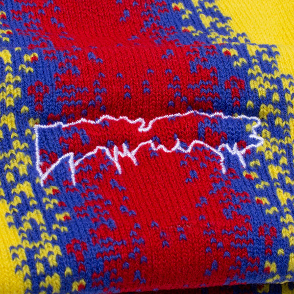 FUCKING AWESOME GRADIENT DRIP CUFF BEANIE - YELOW / BLUE