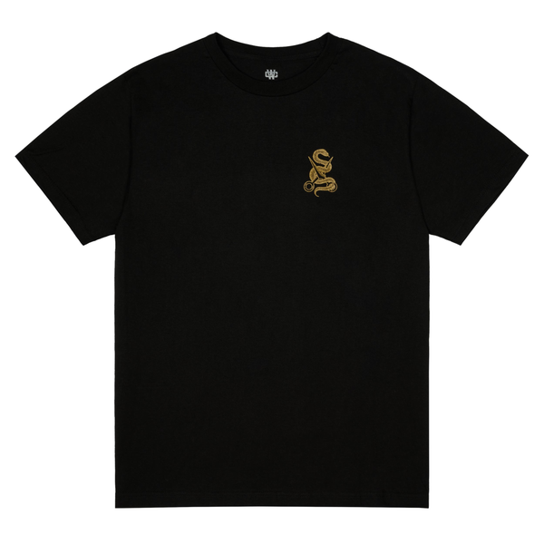 WC Barbershop T-Shirt - Black/Gold