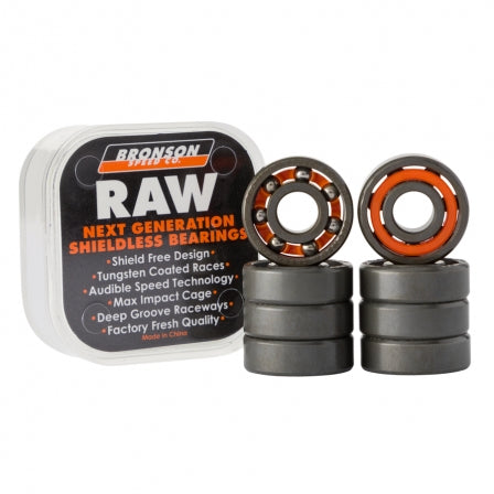 Bronson RAW Shieldless Bearings