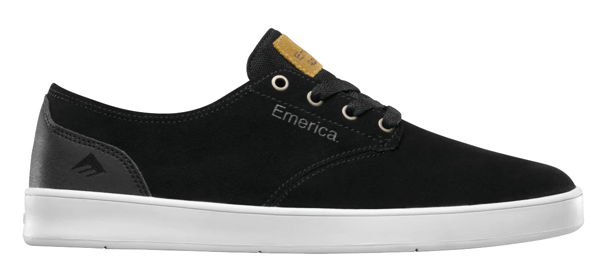 EMERICA THE ROMERO LACED - BLACK/BLACK/WHITE