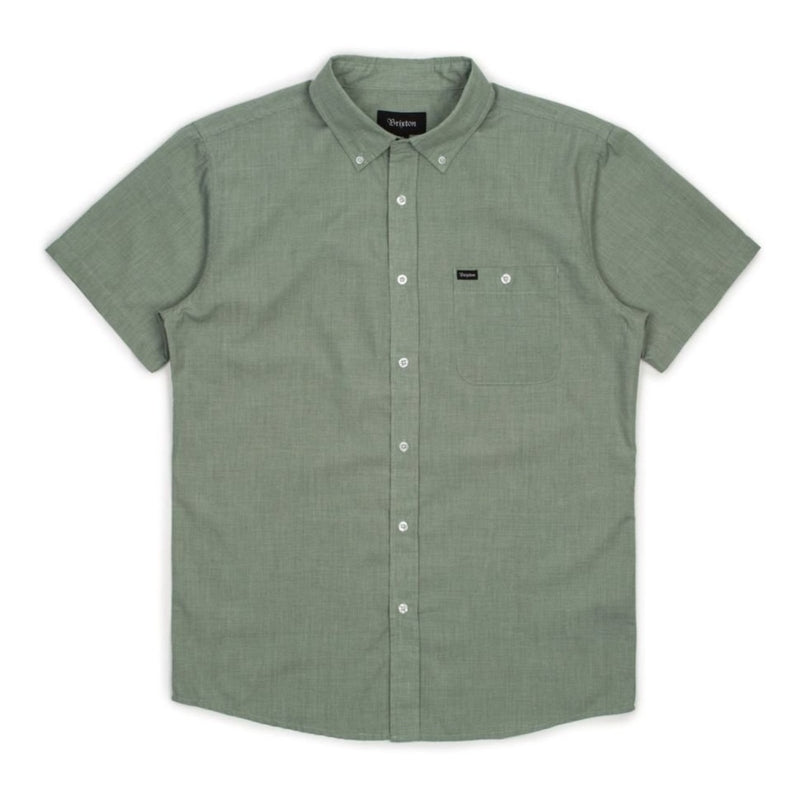 Central S/S Woven Shirt - Green Bay