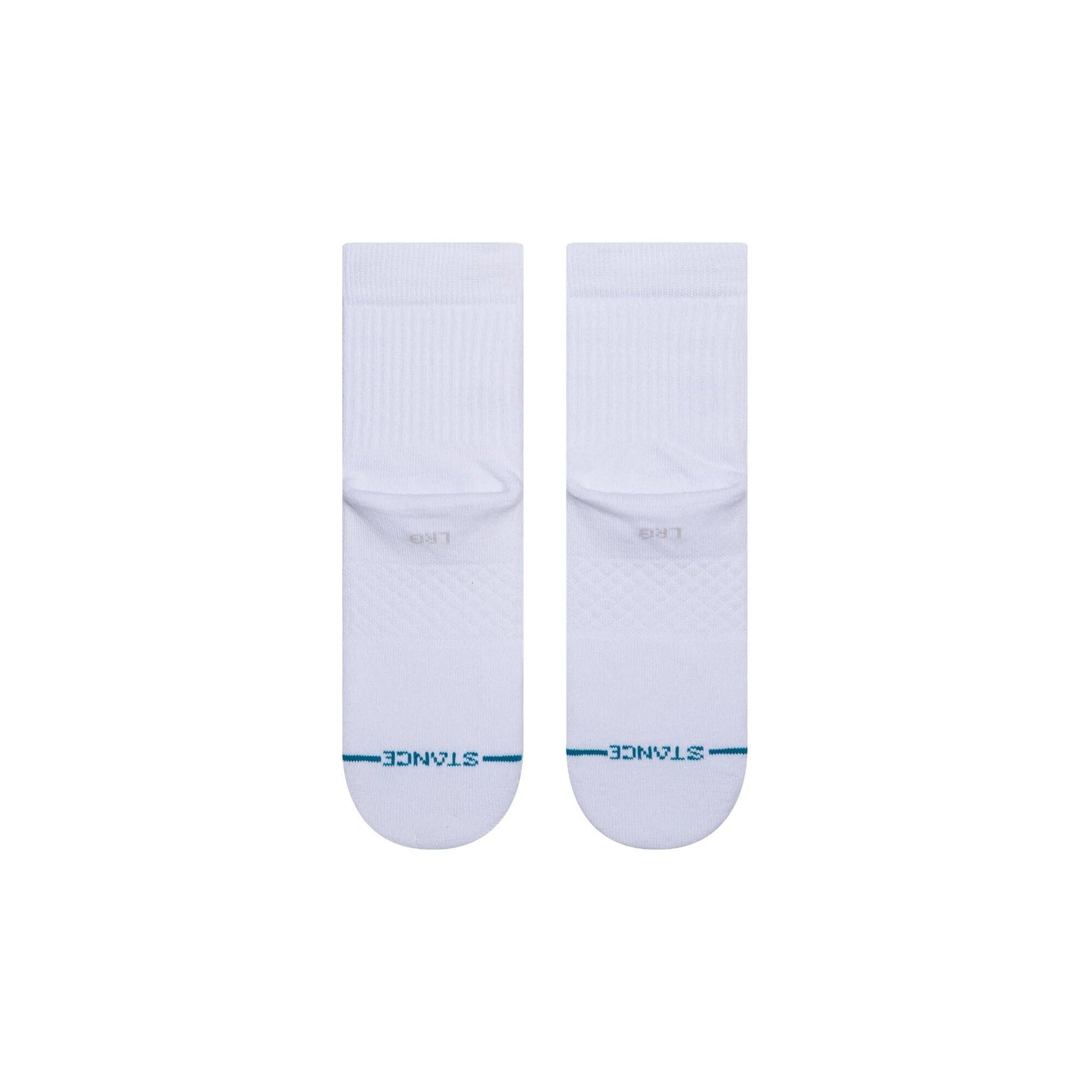 Stance Icon Quarter Socks - White