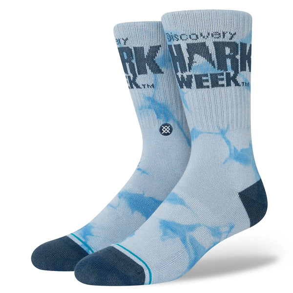 STANCE X SHARK WEEK SOCKS - BLUE