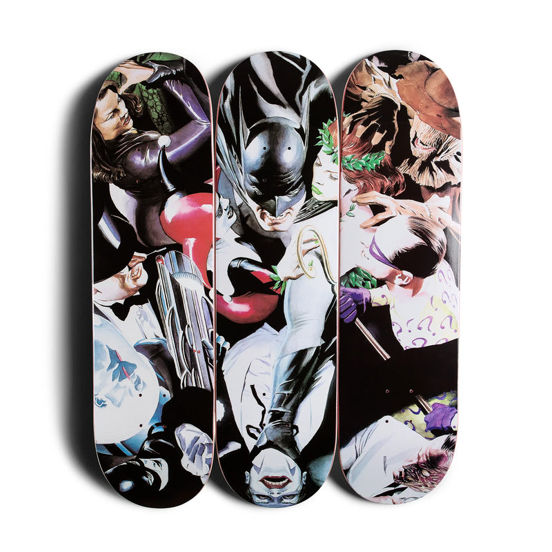 DC Comics Tough Crowd Skateboard Set