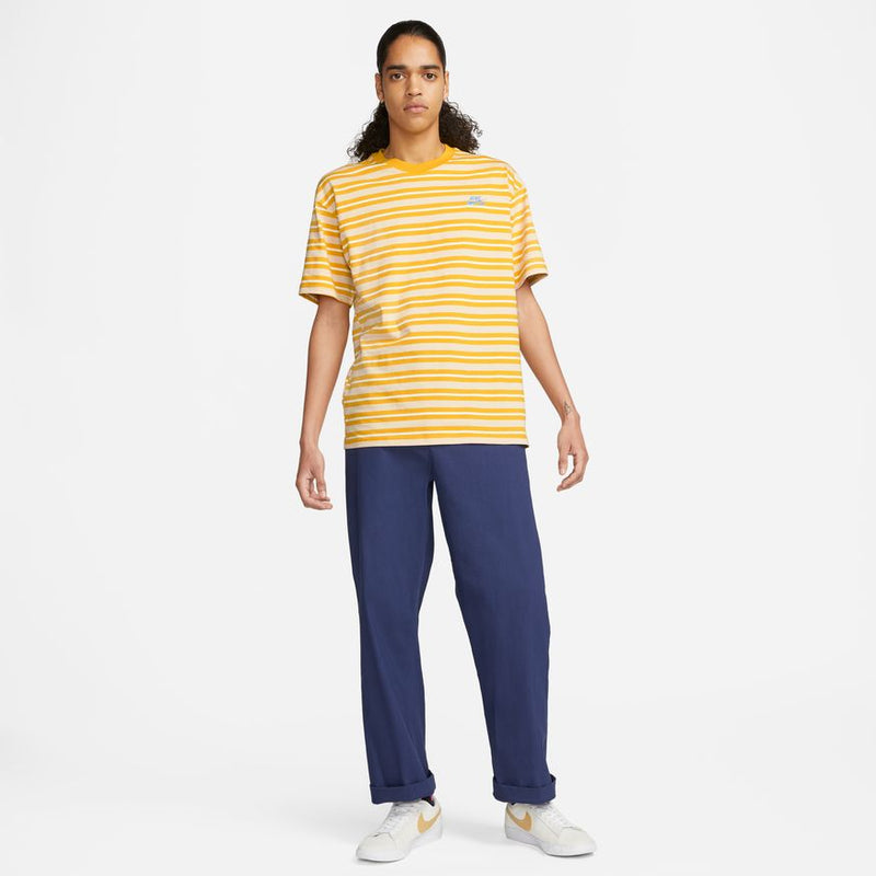 Nike SB Striped Skate T-Shirt - DARK SULFUR/SANDDRIFT/SAIL