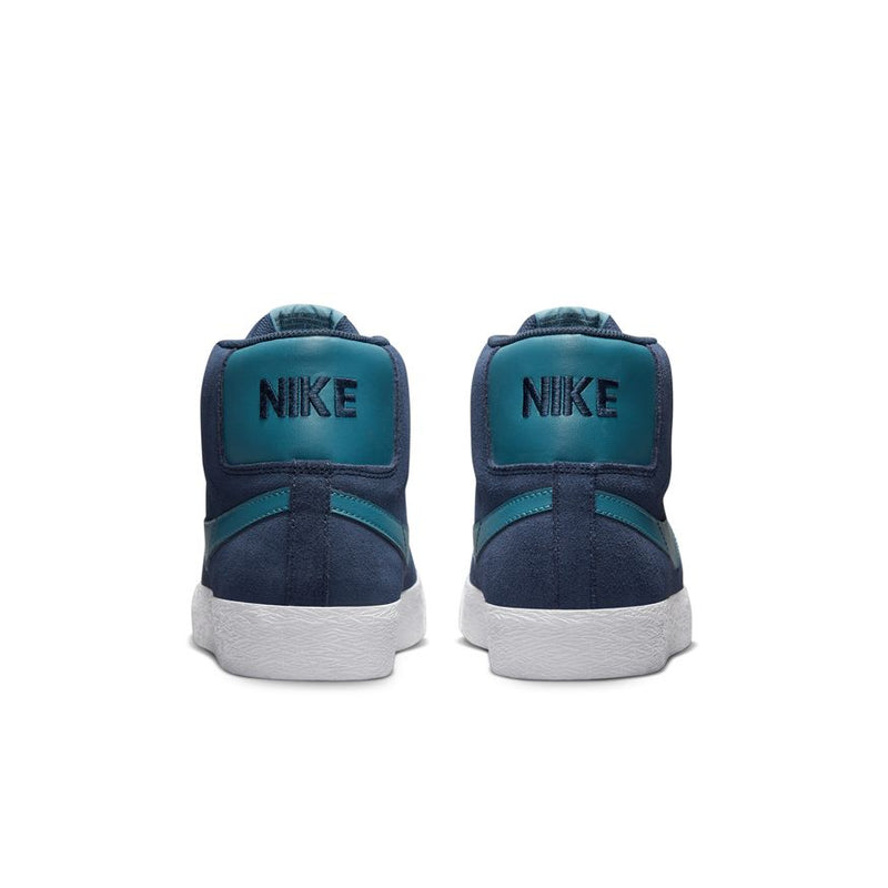 NIKE SB ZOOM BLAZER MID - MIDNIGHT NAVY/NOISE AQUA-MIDNIGHT NAVY
