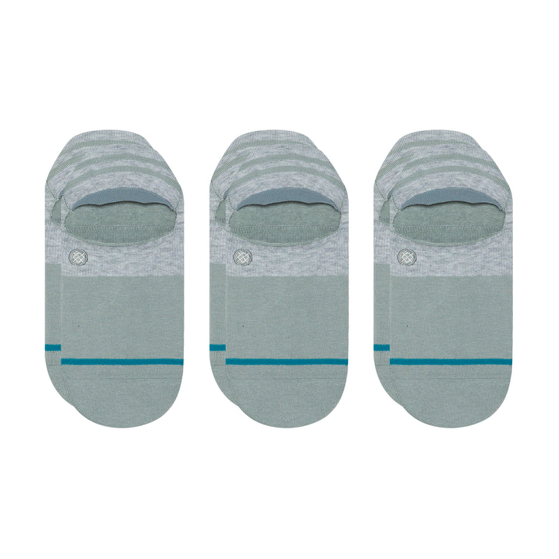 STANCE GAMUT NO SHOW 3 PACK SOCK - GREY HEATHER