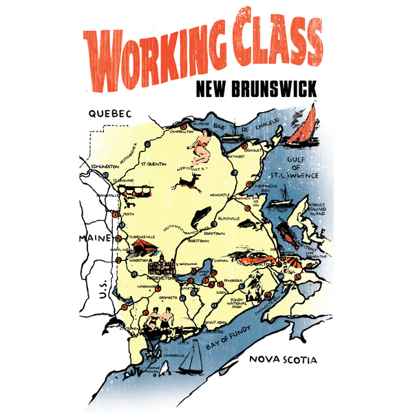Working Class NB Map Tee - Heather Grey
