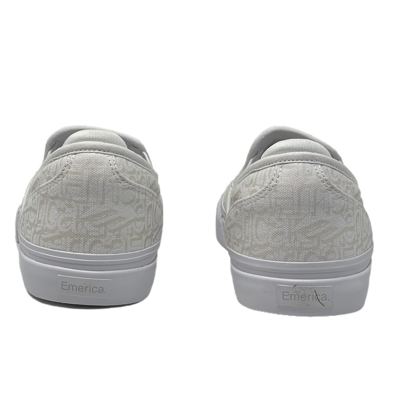 EMERICA WINO G6 SLIPON - WHITE/PRINT