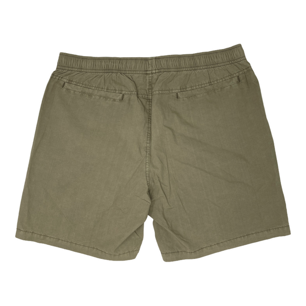 WORKING CLASS MONOGRAM EMBROIDERY BEACH SHORT - ARMY STONE/SILVER