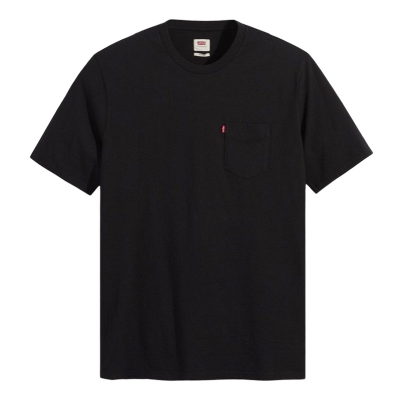 LEVI'S' RELAXED FIT POCKET TEE - MINERAL BLACK