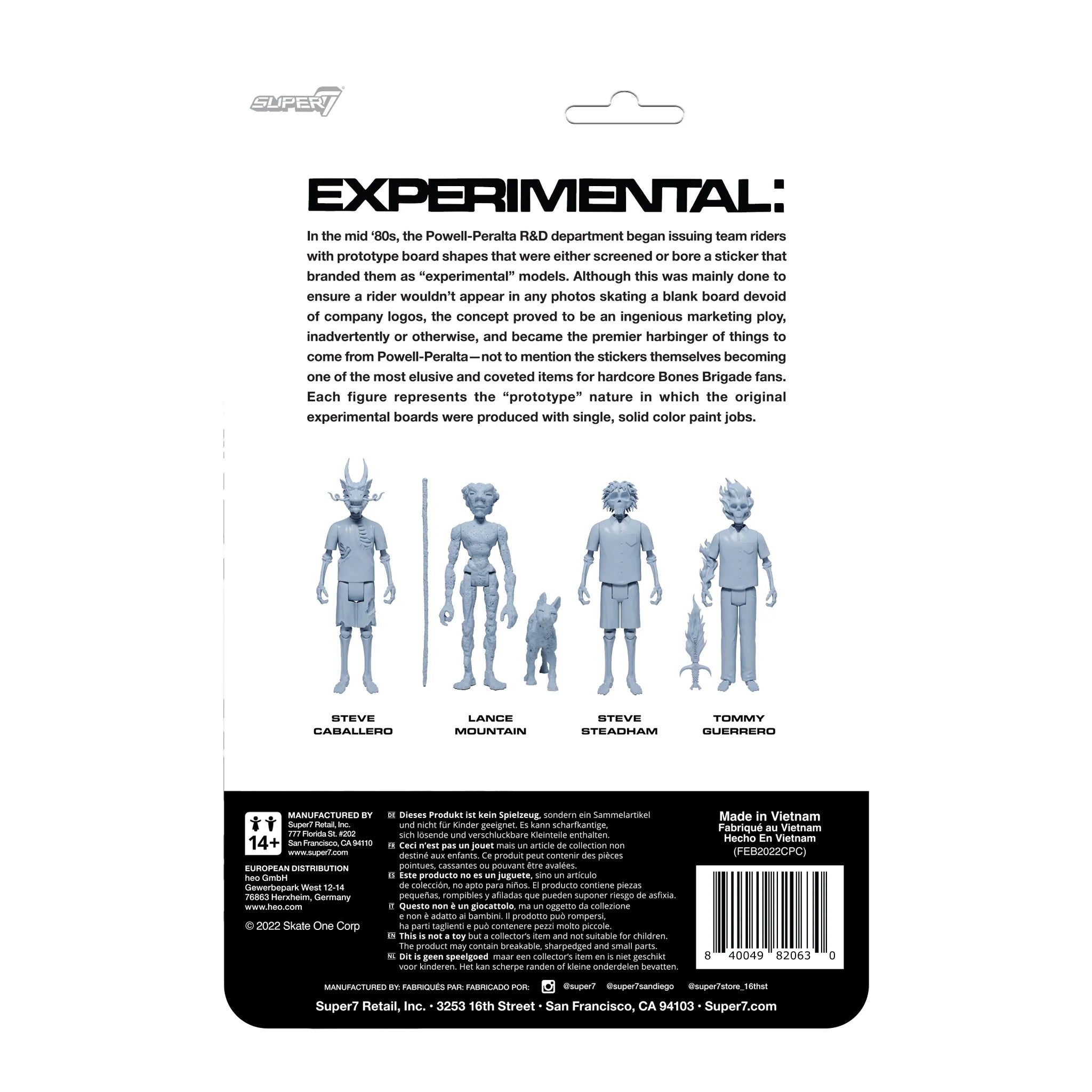 Powell-Peralta ReAction Figures Tommy Guerrero V8 Dagger (Experimental)