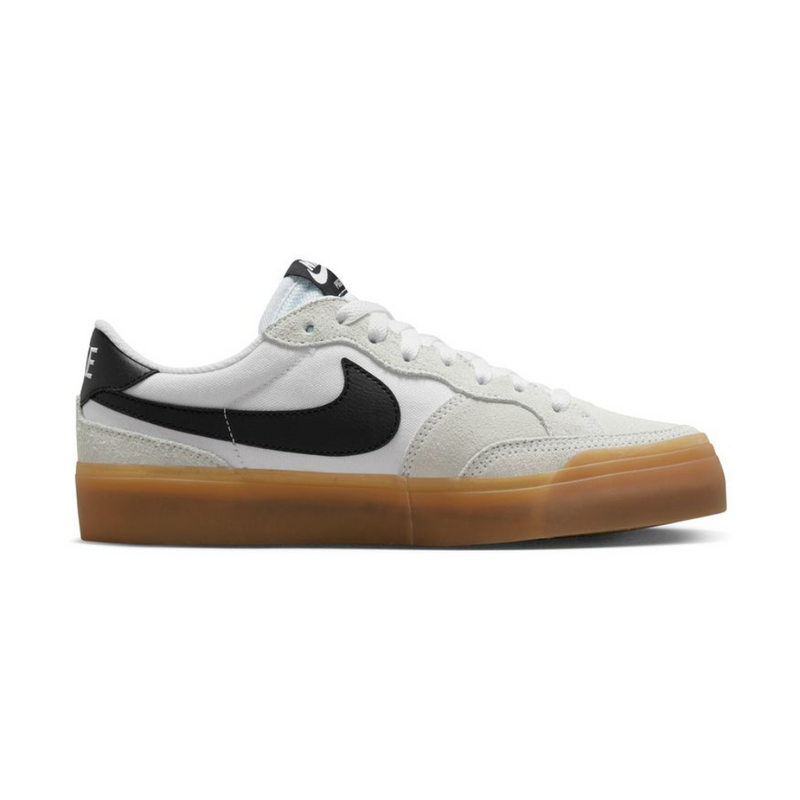 NIKE SB ZOOM POGO PLUS - WHITE/BLACK-WHITE-GUM LIGHT BROWN