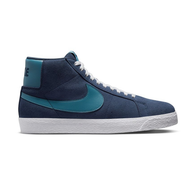 NIKE SB ZOOM BLAZER MID - MIDNIGHT NAVY/NOISE AQUA-MIDNIGHT NAVY