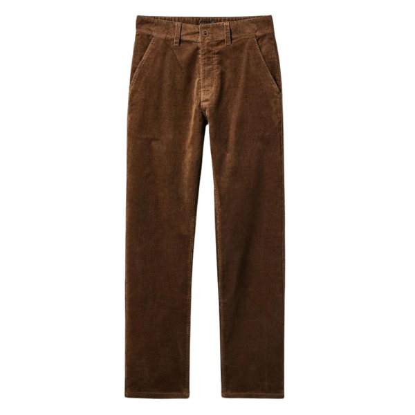 BRIXTON CHOICE CHINO REGULAR PANT - DARK EARTH CORD