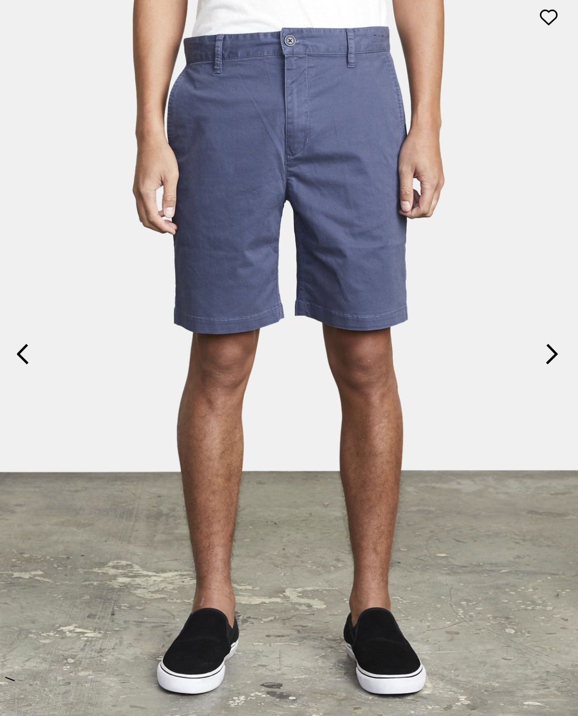 RVCA Daggers Chino Shorts - Navy Marine