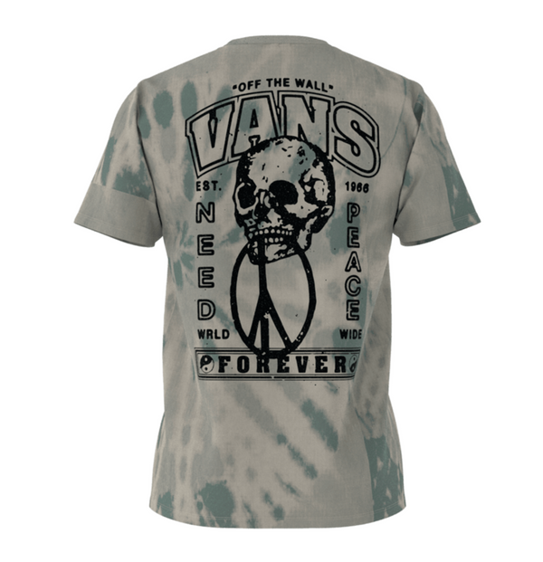 VANS NEED PEACE TIE DYE SS TEE - CHINOIS GREEN/ANTIQUE WHITE
