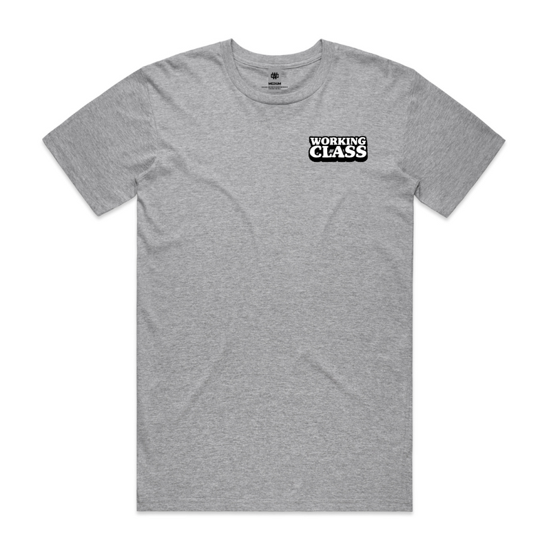 WORKING CLASS WINNIE TEE - HEATHER GREY