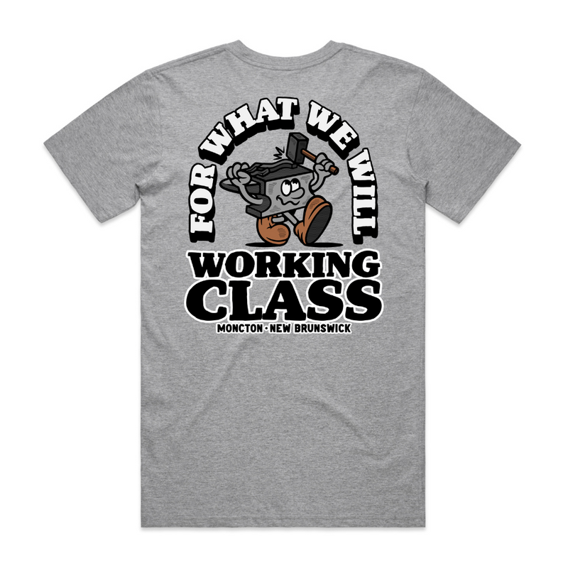 WORKING CLASS WINNIE TEE - HEATHER GREY