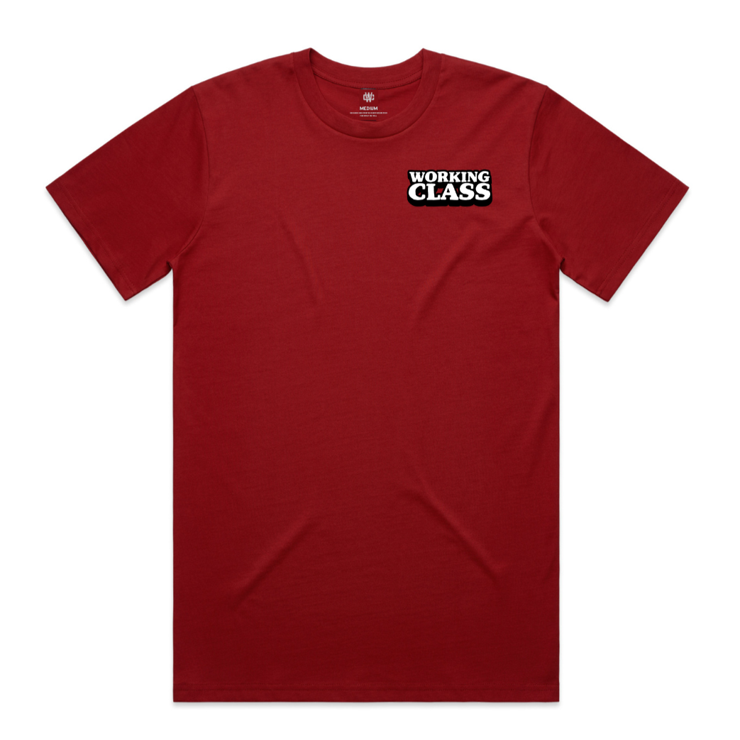 Working Class Winnie Tee - Cardinal