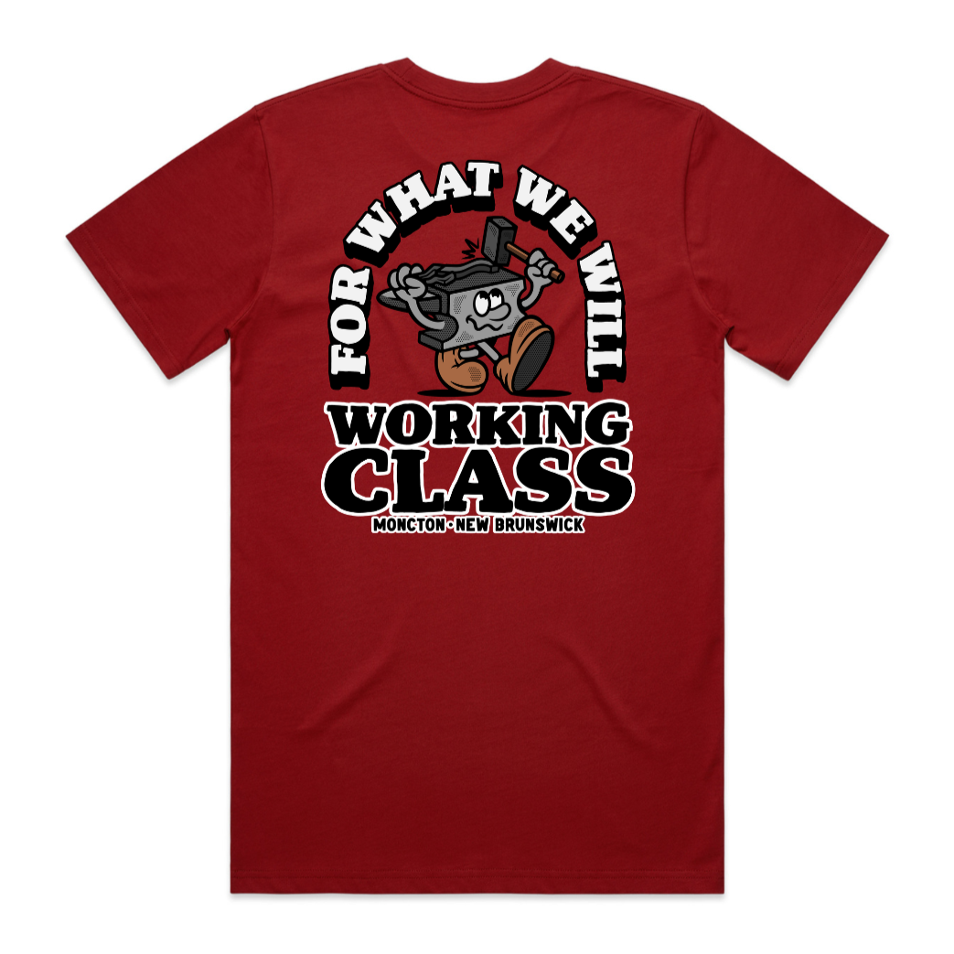 Working Class Winnie Tee - Cardinal