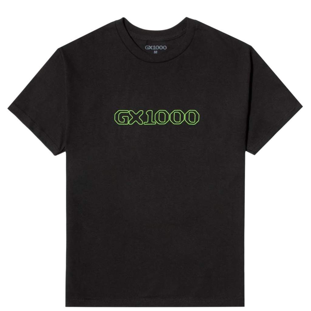 GX1000 OG LOGO T-SHIRT - BLACK/LIME