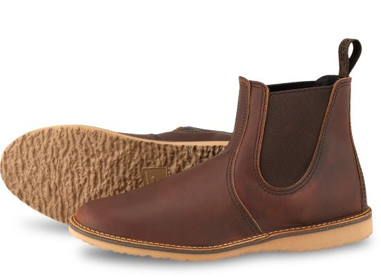 Red Wing Heritage Weekender Chelsea Boots - Copper Rough & Tough