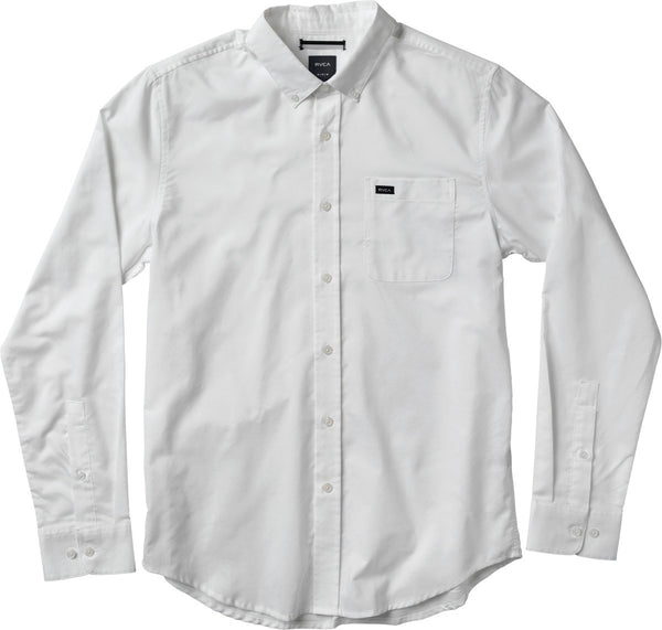 That'll Do Oxford L/S - White