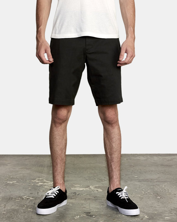 RVCA WEEK-END 20" STRETCH SHORTS - BLACK