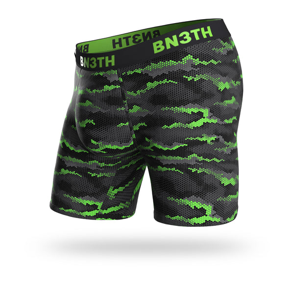 BN3TH PRO IONIC+ BOXER BRIEF - HEX CAMO BLACK