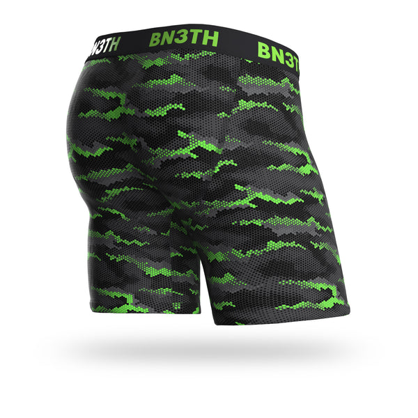 BN3TH PRO IONIC+ BOXER BRIEF - HEX CAMO BLACK